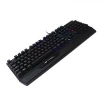 Teclado gamer c3tech kgm-1200bk mecânico, usb, led
