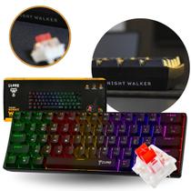 Teclado Gamer Clanm 61 Teclas Mecânico Night Walker V2 Rgb Switch Red Teclado Gamer Clanm 61 Teclas Mecânico Night Walker V2 Rgb Switch Red
