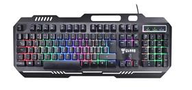 Teclado Gamer Clanm C/ Fio Mount Cl-tm8153 Preto Membrana