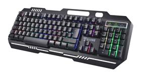 Teclado gamer clanm com fio mount cl-tm8153 preto membrana 1,5m