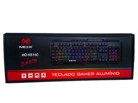 Teclado Gamer Com Fio Aluminio Mox Mokb160