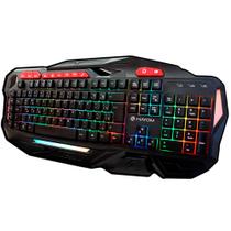 Teclado Gamer Com Led Semi Mecânico USB - Hayom TC3204