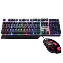 Teclado Gamer Com Mouse Iluminação RGB à Prova d'Água - DW-550 - DURAWELL