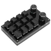 Teclado Gamer de Uma Mão Arsor com 12 Teclas e Botões Giratórios