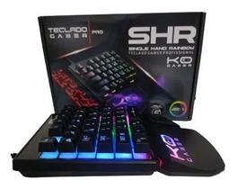 Teclado Gamer de Uma Mão One Handed Led Rgb