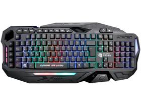 Teclado Gamer ELG Death Machine - Preto
