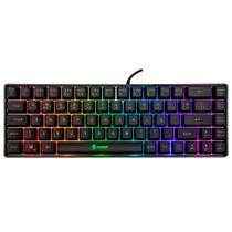 Teclado Gamer Evolut Fay, Layout 60%, ABNT2, Led Rainbow, Teclas Multimídia - EG-211 Teclado Gamer Evolut Fay, Layout 60%, ABNT2, Led Rainbow, Teclas Multimídia - EG-211