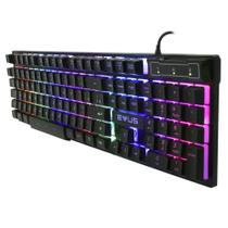 Teclado Gamer Evus Jellybeans Led RGB TC-11B ABNT2 Membrana Teclado Gamer Evus Jellybeans Led RGB TC-11B ABNT2 Membrana