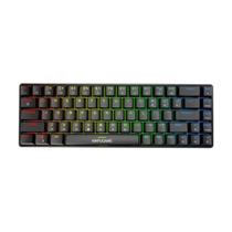 Teclado Gamer Fifine GK1 Mecânico Switch Red Inglês US Preto