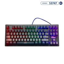 Teclado Gamer Flakes Power Elg Hyper Mecânico Outemu Vermelho Rgb Flktm002 Pr