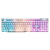 Teclado Gamer Force Branco Led TC201 Oex Game