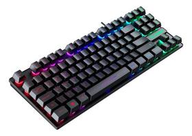 Teclado Gamer Fortrek Fearless 80 Tkl Preto Idioma Português