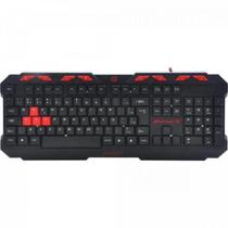 Teclado Gamer Fortrek Spider GK706 Preto/Vermelho F002