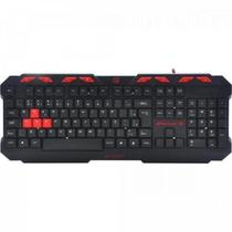 Teclado Gamer Fortrek Spider GK706 Preto/Vermelho