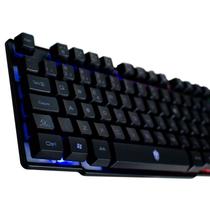 Teclado Gamer Hawke Iluminação Rainbow BackLight Color com Fio Evolut