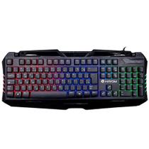 Teclado Gamer Hayom TC3205 Preto com iluminação LED