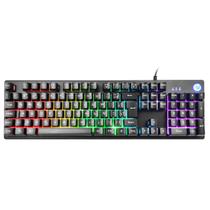 Teclado Gamer HP USB LED com membrana RGB Preto - HP K500F