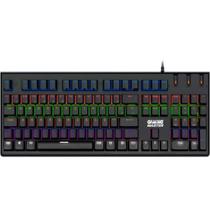 Teclado Gamer K-mex DRACARYS KGDB28 RBG Mecânico Switch Azul