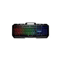 Teclado Gamer K-MEX Fusion Color KM-M712 RGB / Rainbow ABNT2 Preto