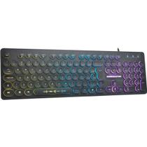 Teclado gamer kmex steampunk km76 led preto km7628u0001cb1x