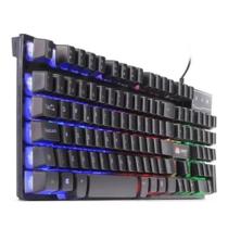Teclado Gamer Knup Kp-2043/a Qwerty Português Brasil Cor Preto - Império