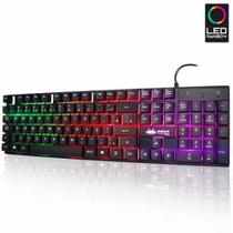 Teclado Gamer Knup KP2043 USB Iluminação RGB