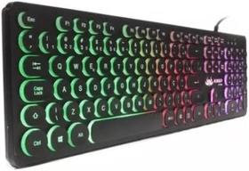 Teclado Gamer Led Rgb Iluminado Semi Mecânico KP-2059
