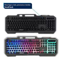 Teclado Gamer Luz Led Rgb Iluminado Para Jogos Pc Hk8870