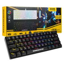Teclado Gamer Mecânico 60% com Switch Blue Usb Preto KBL88