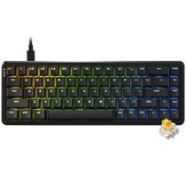 Teclado Gamer Mecânico Ajazz AK680 Max ABS Nacodexx Mini USB - RGB - Inglês - Preto (984648) Teclado Gamer Mecânico Ajazz AK680 Max ABS Nacodexx Mini USB - RGB - Inglês - Preto (984648)