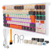 Teclado Gamer Mecânico Blue Switch Led Rgb Usb Pc Ps4 Xbox Teclado Gamer Mecânico Blue Switch Led Rgb Usb Pc Ps4 Xbox