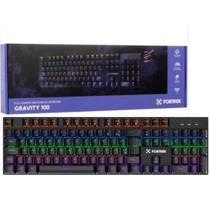 Teclado Gamer Mecânico Gravity 100 RGB Switch Profissional Anti-Ghosting Ergonômico Switch Removível Teclado Gamer Mecânico Gravity 100 RGB Switch Profissional Anti-Ghosting Ergonômico Switch Removível