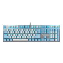 Teclado Gamer Mecânico Hermes M5 Led Switch Blue M5RGB Branco e Azul - Gamdias