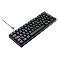 Teclado gamer mecanico hyrax thunder hck61, abnt2, preto, switch azul - hck61b-blue-rgb Teclado gamer mecanico hyrax thunder hck61, abnt2, preto, switch azul - hck61b-blue-rgb
