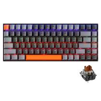 Teclado Gamer Mecânico K500 RGB B84 Switch Marron - Machenike
