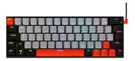 Teclado Gamer Mecanico Kuromori 60% Switch Red Led Rgb