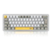 Teclado Gamer Mecanico Lakshmi Branco Dayligth Led Branco