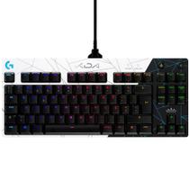 Teclado Gamer Mecanico Logitech G Pro K RGB 920-010074-V Preto e Branco