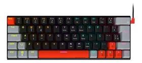 Teclado Gamer Mecânico Pyces PTKM60BL Kuromori Blue Tricolor
