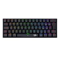 Teclado Gamer Mecânico Redragon Dragonborn RGB Preto - K630RGB-1 (PT-BLUE)