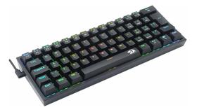 Teclado Gamer Mecanico Redragon Fizz Rgb K617-Rgb-B Sw Brown