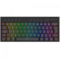 Teclado Gamer Mecânico Redragon Horus Mini, RGB, Low Profile, USB, Switch Brown, ABNT2, 60%, Preto