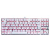 Teclado Gamer Mecânico Redragon Kumara, Branco, Switch Outemu Blue, Led Vermelho, Abnt2 - K552W-2 (Blue)