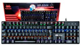 Teclado Gamer Mecânico RGB KP-2046 - Knup