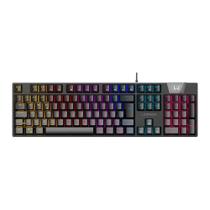 Teclado Gamer Mecânico Royal Score, Full Size, Blue Switch, ABNT2, RGB Preto Warrior - TC313 Teclado Gamer Mecânico Royal Score, Full Size, Blue Switch, ABNT2, RGB Preto Warrior - TC313