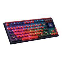 Teclado gamer mecanico skyloong gk87 pro gift jiuwei, switch ktt silver, 3 modos, rgb, hot swap, 4000mah