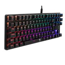 Teclado Gamer Mecânico T-Dagger Bora Rgb Switch Red Preto