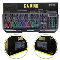 Teclado Gamer Membrana CLTM8153 Led RGB Preto