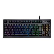 Teclado Gamer Membrana Cobby Rainbow OEX Game Tc206 Preto