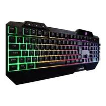 Teclado Gamer Membrana - Lehmox Gt-t3 - Rgb/usb Teclado Gamer Membrana - Lehmox Gt-t3 - Rgb/usb